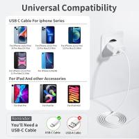 Cargador rápido USB-C de 20 W con cable Type-C a Lightning, 20W Adaptador USB C, PD 3.0, Adaptador de Corriente para iPhone 14 13 12 SE, AirPods iPad, Samsung Galaxy,Cargador de Corriente Enchufe Cargador Rápido - details 2