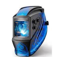 Casco de Soldadura automática - Máscara de Soldadura de Oscurecimiento Automático Solar de Gran Vista (100 x 97 mm) DIN 9-13 con 5 Lentes para ARC TIG MIG/mag Grinding - details 0