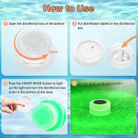 Dispensador Flotante De Cloro Para Piscina Solar Con Luz Colorida Para Spa Y Baño De Tubo Dispensador De Tabletas De Bromuro - details 8