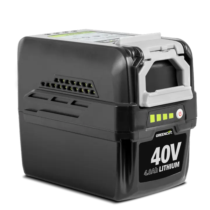 GREENCUT BT404L - Batería de litio recargable de 40V y 4,0Ah para herramientas de jardin eléctricas sin cable - 1