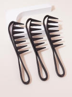 Peine Grande Con Dientes Anchos Para Cabello Apto Para Uso Seco Y Húmedo Ideal Para Hombres Y Mujeres - details 0