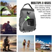 Bolsa de ducha solar, bolsa de ducha solar para acampar de 20 l, bolsa de agua con calefacción solar, bolsa de ducha portátil - details 3