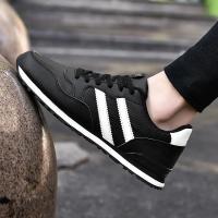 Zapatos De Correr Clásicos Para Hombres 2024 Mocasines Deportivos Ligeros De Cuero Transpirables Y Cómodos Para Exterior Y Casual - details 16