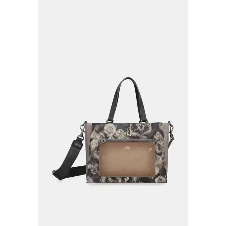Anekke Real Manifesto Bolso con 2 Asas y Bandolera - Referencia 41711-224 - Medidas 29 x 21 x 13 Cm - Bolsillos Exteriores - Nueva Colección Otoño/Invierno 25 - - 1