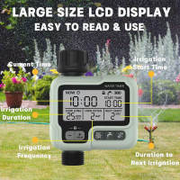 Temporizador de Agua Temporizador de Riego Ipx5 Impermeable Manual Asperdor Automático with large LCD Pantalla - details 3