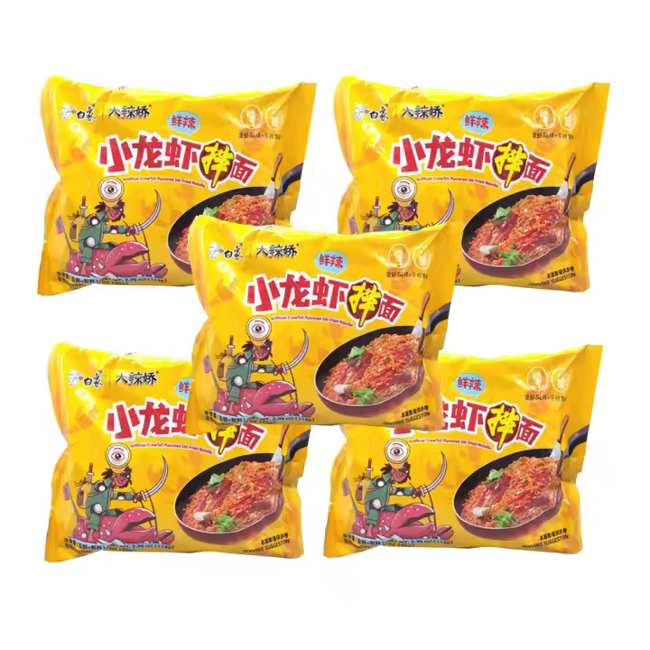 (BAIXIANG) PACK NOODLES INSTANTANEO SABOR CANGREJO PICANTE - 1