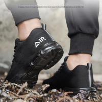 AMAWEI Zapatillas De Trabajo Para Hombre Antideslizantes Seguridad Antipinchazos Protección Respirables Ligeros Con Punta De Acero - details 9