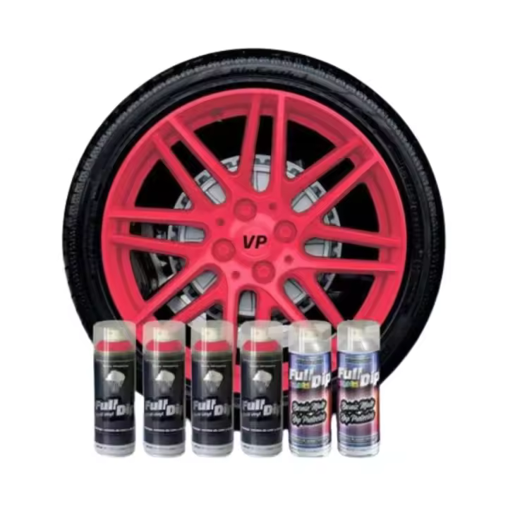 AutoFullCar - PACK 4 SPRAYS FULL DIP ROSA CHICLE EXTRA PROTECCION MATE - 1