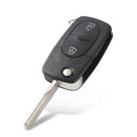 Llave De Coche Remota KEYYOU 2 Botones HU66 Switchblade Flip Plegable 433Mhz Con Chip ID48 Para Audi A3 A4 A6 A8 B6 - details 2