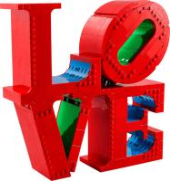 Lego Art Love   Escultura Arte Pop 31214 Lego - details 3