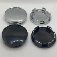Juego De 4 Cubiertas De Eje Para Ruedas De Coche 58mm Negro Y Plateado ABS Protección Contra Polvo Accesorios De Modificación De Coche - details 1
