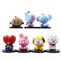 Set De 7 Figuras Interactivas BT21 Kawaii Decoraciones Funcionales Para Niñas Regalo De Fiestas Creativo Y Enganchador - details 5