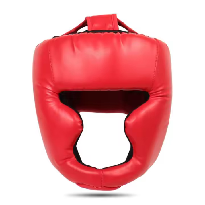 Casco de boxeo cubierto, equipo de entrenamiento de boxeo para adultos y niños, casco de entrenamiento de boxeo ligero y resistente al desgaste. - 1