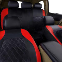 Funda De Asiento De Coche Universal De Cuero PU Todas Las Estaciones Impermeable Protector De Asiento Para Sedan SUV Camión Pick-up - details 13