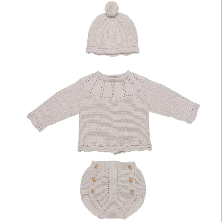Conjunto punto ranita, jersey y gorro de marca POPYS - 1