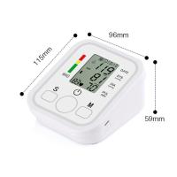 Tensiómetro de Brazo digital, Medida precise de la presión arterial y El Pulso, Detector Electrónico de frecuencia Tarjeta con brazalete 22-36cm,2X99 Memory Adecuado para uso doméstico: USB o Katería enchufable(Blanco) - details 1
