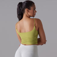 Top De Yoga Para Mujer Fitness Deportivo Push up Cómodo Reversible Brocado Top De Deporte Crop Top Para Gimnasio Y Running - details 50