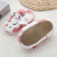 Zapatillas De Invierno Para Niñas De Moda Con Peluche Cálida Y Dibujos Animados Zapatos De Casa Para Niños Pequeños Calzado Interior Para Bebés - details 2