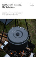 CAMPINGMOON Sartén De Soupe De Camping De Gran Capacidad En Aleación De Aluminio Cocina Portátil Para Exteriores - details 1