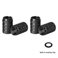 4pcs Cubiertas De Válvula De Neumático Universal Para Coche Accesorios De Coche Aluminio Resistente a La Polvo Capa De Válvula De Rueda - details 1