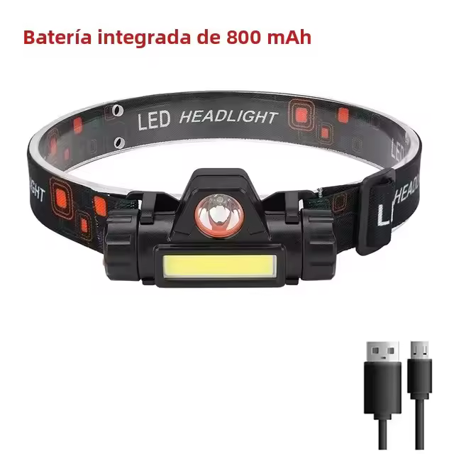 Lámpara Frontal Para Exteriores Q5 De LONGRIVER Con Luz Fuerte COB LED Multifuncional Para Pesca Y Camping Impermeable Con Batería De Litio - 1