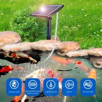 Bomba De Oxígeno Solar 2023 Con Almacenamiento De Energía Interna Batería De Litio 3.7V 2200mAh Bajo Ruido Para Piscinas Al Aire Libre Y Acuarios - details 3