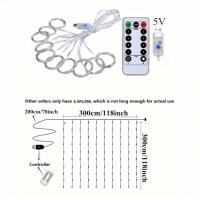 Luces De Enredadera LED Para Decoración De Navidad Y Fiesta Control Remoto USB 3/4/6 Metros Adecuadas Para Dormitorio Y Hogar - details 1