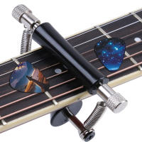 Capó De Guitarra Rodante Sliding Capo Para Músicos Fácil De Ajustar Conjunto De Palillos De Guitarra Colorido Disponible - details 2