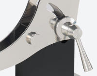 Buarfe Gama Deluxe. Soporte Elite Inox. (Sin Base). Acero Inoxidable AISI-304 y Polietileno PE-500 negro - details 4