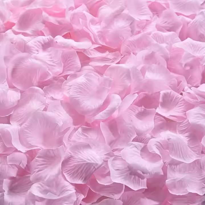 2000pcs/100Pcs Pétalos De Rosas Artificiales Rojas Blancas Y Rosa Para Decoración Romántica De Bodas Y Fiestas Regalos De Novia - 1