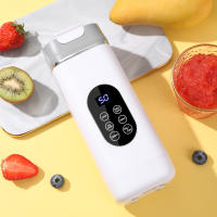 Batidor De Frutas Portátil 420ML 12 Hojas Recargable USB Mezclador De Smoothies 2 En 1 Botella De Cocina Herramienta De Alimentos - details 12