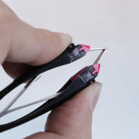 Aguja De Cejas Automática Retráctil Herramienta De Eliminación De Vello Cosmética Maquillaje Pinzas Depilar Plástico 9cm - details 5