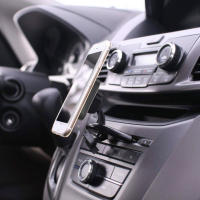 Soporte De Teléfono Móvil Para Coche Con Magnets Potentes Instalación En Ranura De CD Soporte De Navegación Satelital GPS Negro - details 5