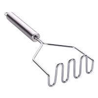 Molinillo De Patatas De Acero Inoxidable Manual Machacadora De Frutas Y Vegetales Máquina De Presión Para Alimentos De Niños Gadgets Cocina - details 5
