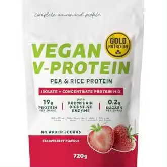 Gold Nutrition V-Protein Strawberry 720Gr - 1