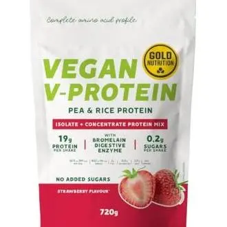 Gold Nutrition V-Protein Strawberry 720Gr - 1