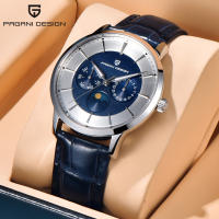 Reloj De Cuarzo Para Hombre PAGANI DESIGN 2025 Multifuncional 40MM Vidrio De Zafiro Resistente Al Agua 100M Fase Lunar Estilo Business - details 1