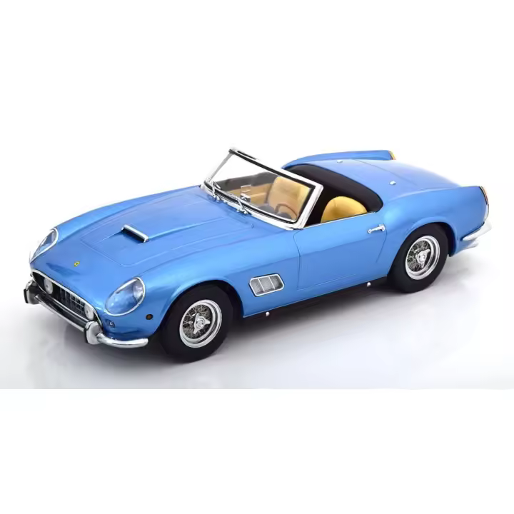 KK Escaleras 1/18 FERRARI 250 GT CALIFORNIA SPYDER AZUL METALIC CLARO 1960 CON DESMONTABLE HARDTOP - KKDC181044 - 1