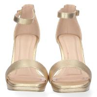 PuntoSalao Sandalias doradas de tacon fino para fiesta mujer -  Zapatos de tacón de mujer - details 1