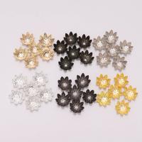 100pcs Lotus Flower Metal Bead Caps 8-10mm Espaciadores Libres Para Creación De Joyas DIY Capa De Cono Final Herramientas De Fabricación - details 4