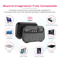 Teclado Inalámbrico Bluetooth Mini Con Iluminación Retroiluminada 2.4G USB Para Android TV Box PC En Inglés Ruso Francés Español Portugués Árabe Hebreo - details 3