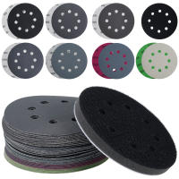 36Pcs Disco De Arena 5 Pulgadas Silicona Carburo Con Enchufe Y Lazo Papel De Arena 320/600/800/1000/1500/2000/3000 Grados Mixtos 8 Agujeros Seco Y Húmedo - details 6