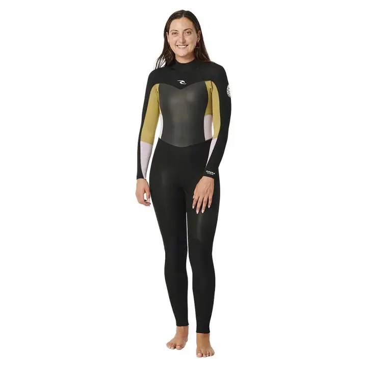 Rip Curl Traje De Neopreno De Manga Larga Con Cremallera Trasera Omega 3/2 Mm Gb Steamer - 1