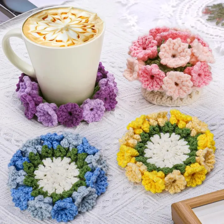 Kit De Inicio Para Tejer Con Flores BUDDUR 4Pcs Con Manual Y Algodón Herramientas Para Manualidades Hechas a Mano - 1