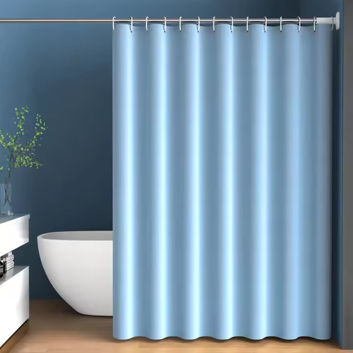 Gruesa impermeable de color sólido, Cortina de Puerta, Cortina de partición de baño, Cortina de Ducha de baño, Cortina de Ducha de dormitorio,Para Duchas y Baños. - 1