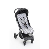 INTERBABY COLCHONETA 3D VERANO PARA  SILLA DE PASEO  COLOR VICHY GRIS 0C064-31 - details 1