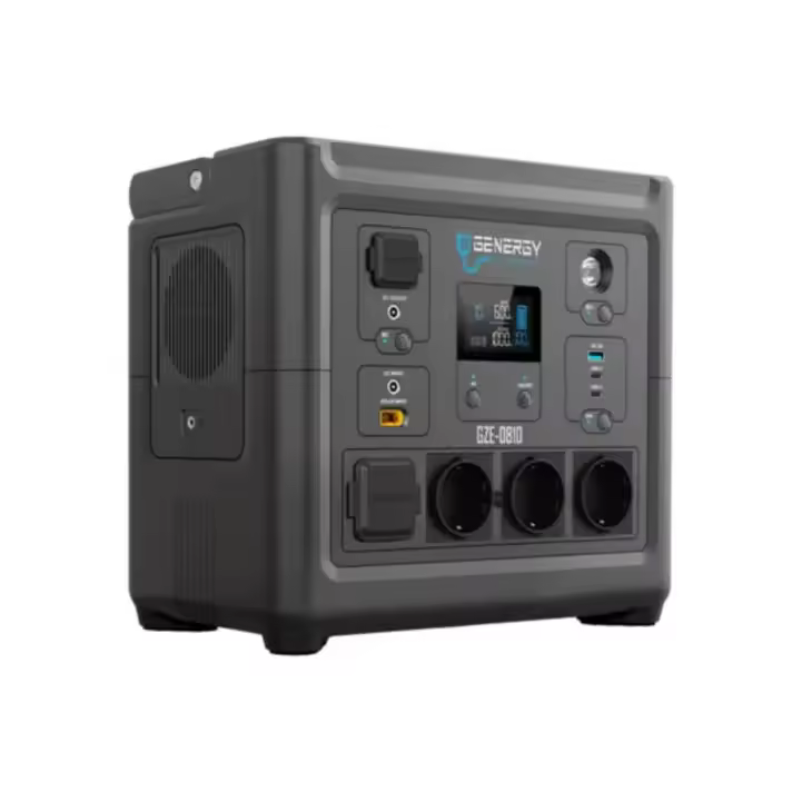 Genergy GZE-0810 Generador eléctrico solar con carga ultrarápida portable 1500 W 31505 - 1