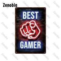 Tin Sign De Metal Video Games Decoración Para La Habitación Del Juego Zona Gamer Placa De Hierro Decorativa Rectangular - details 17