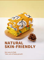 Kangobaby Set De 2 Pañales De Muselina De Algodón 100% Para Bebé Recién Nacido Toalla De Baño Y Envoltura Para Bebé Con Estampado Floral Adecuado Para Todas Las Estaciones - details 6