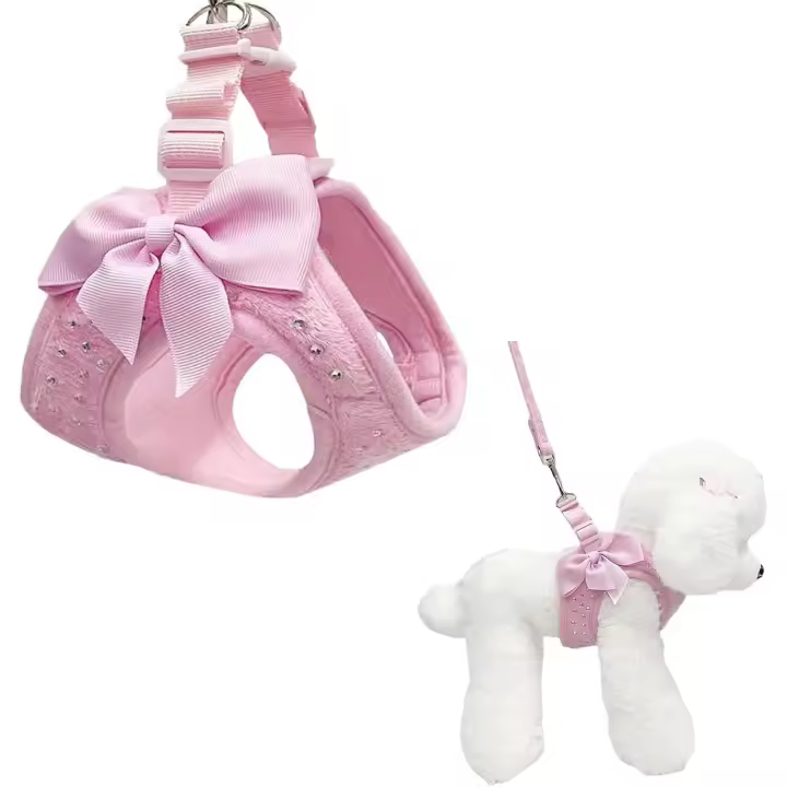 Arnés para mascotas para perros pequeños, Conjunto de arnés y correa para perros, Easy Dog Walking Harness - 1